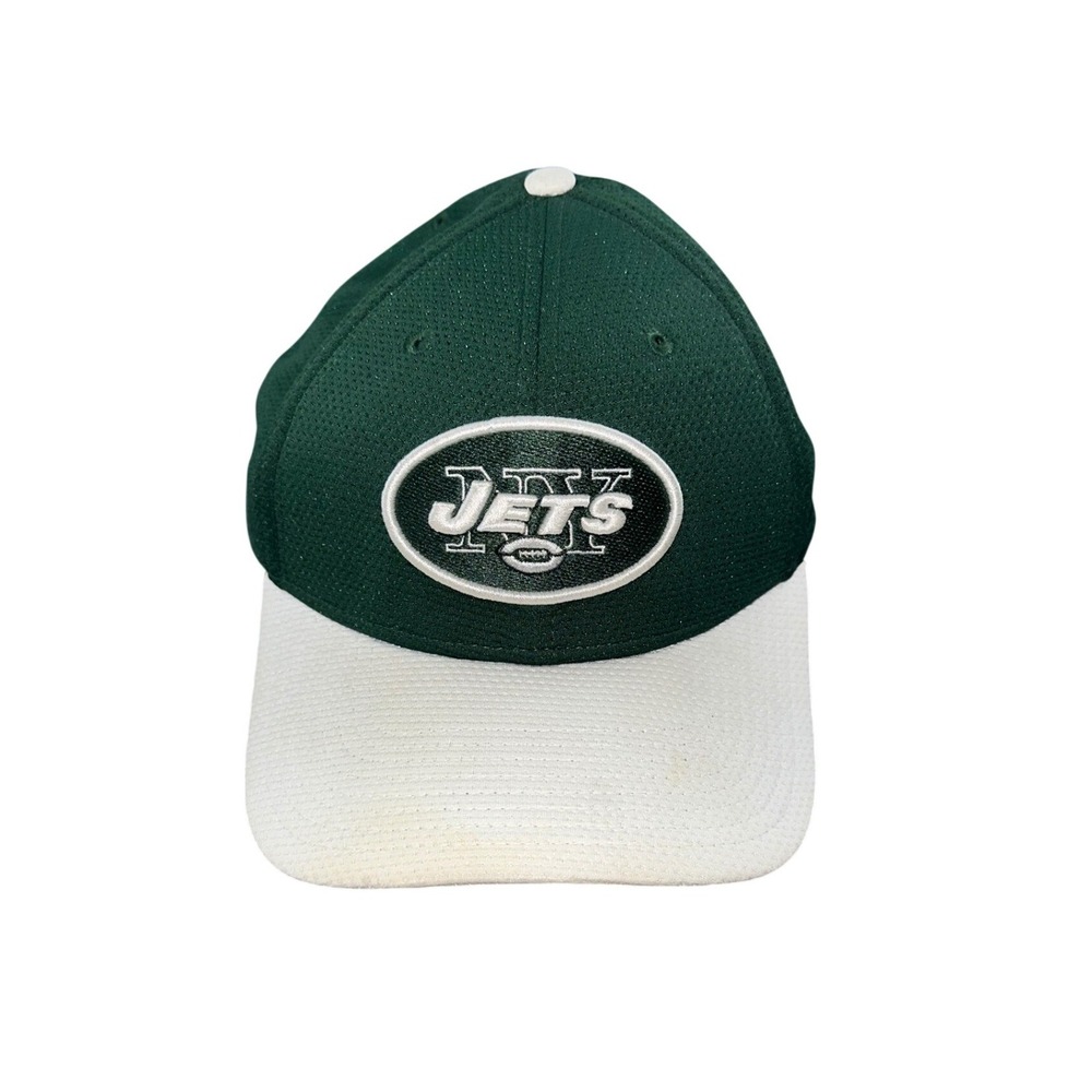 New Era NY Jets 90FORTY Hat Men Green White NFL Trucker Strapback Football Game